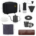 thumbnail image 2 of Portable Coffee Maker Mini Espresso Machine 100W Car Coffee Maker for Ground Coffee, Self-Heating Travel Espresso Machine for Car Camping, RV, Hiking, Black, 2 of 7