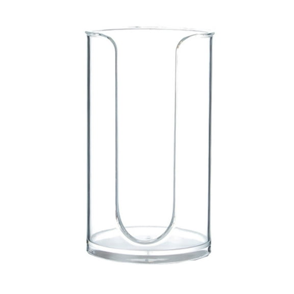 wozhidaoke small compact disposable paper cup dispenser mouthwash rinsing cups storage holder for bathroom vanity countertops