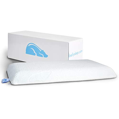 Belly Sleep Gel Infused Memory Foam Pillow for Stomach and Back