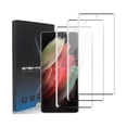 thumbnail image 1 of ccwonima 3 Pack Screen Protector for Samsung Galaxy S21 Plus, HD-Clear 9H Hardness Tempered Glass Protective Film for Samsung Galaxy S21 Plus - Support Fingerprint Unlock, Easy Installation, 1 of 1