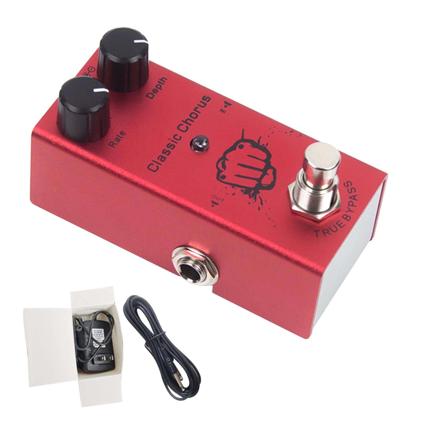 Electric Guitar Effects Pedal - Metal Distortion, Overdrive, Reverb, and Cho-rus Sound Effects for R-ock, Metal, and Live Performances