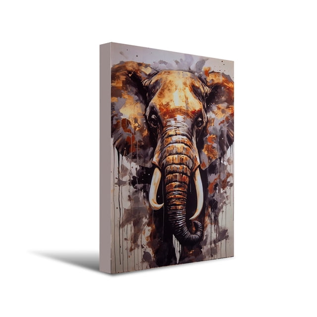 Cuadro Fotografía Artística Ilios Innova CDT-elefante Elefante 80x120x4 cm
