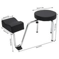 thumbnail image 4 of FETCOI Nail Salon Pedicure Stool Adjustable Tattoo Leg Arm Rest Pad Water-proof Chair, 4 of 12