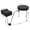 Black, variant on Salon Nail Pedicure Stool Adjustable Freestanding Pedicure Foot Rest Stand for Pedicure and Manicure 21.7"H White