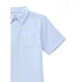thumbnail image 2 of Wonder Nation Boys Cotton Button Down Shirt with Short Sleeves, Sizes 4/5-18 & Husky, 2 of 3