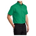 thumbnail image 4 of Mens Short Sleeve Easy Care Cotton/Polyester Shirt Court Green 2X-Large, 4 of 6