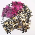 thumbnail image 4 of Nvzi 50 bolsas de organza para Halloween, 3,93 x 5,9 pulgadas, con estampado de telaraña, con cordón, pequeñas bolsas de regalo - Estilo C, 4 of 5