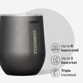 thumbnail image 3 of Vaso de vino sin tallo Thermos Corkcicle, 355 ml, negro, 3 of 8