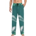 thumbnail image 4 of Tropical Palm Leaves Ghost Pajama Pants, Men's Lounge Pants Light with Drawstring and Pockets, Christmas New Year Birthday Father's Day Gifts, X-Large, 4 of 7