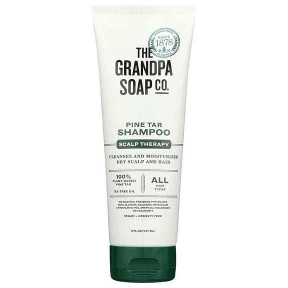 The Grandpa Soap Co. Pine Tar Shampoo, Scalp Therapy, 8 fl oz (237 ml)