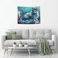 thumbnail image 5 of Easygdp Cat Underwater Fantasy Tapestrys Boutique Decor Wall Hanging for Living Room Bedroom Office Decor 29x37in, 5 of 8