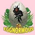 thumbnail image 2 of Junior's Jurassic World Easter T-Rex Eggnormous Graphic Tee Light Pink Small, 2 of 3