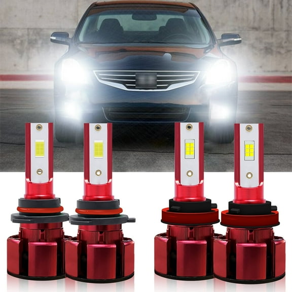 H11 9005 LED Headlight Bulbs for 2008-2014 Nissan Rogue Low Beam/High Beam Lights