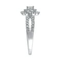 thumbnail image 3 of 1 Carat T.W. (I2 clarity, H-I color) Brilliance Fine Jewelry Princess cut Diamond Engagement Ring in 10kt White Gold, Size 6, 3 of 5