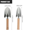 thumbnail image 2 of LEORX Garden Tool Set Stainless Steel Trowel Wooden Handle for Garden, 2 of 8