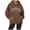 Brown, variant on Los Angeles Graphic Vintage Oversized Hoodies Women Long Sleeve 2026 Fall Casual Daily Sweatshirts Pullover Tops