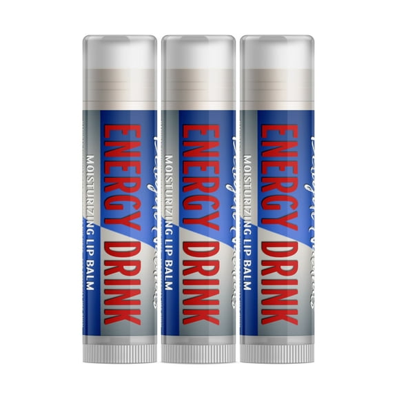 Delight Naturals Energy Drink Lip Balm - 3 Pack