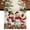 Beige Red, variant on Christmas Burlap Cotton Table Runner 13x36 Inches Short, Snowman Poinsettia Pine Branch Snowflake Farmhouse Table Runners, Outdoor Dining Table Decor for Baby Shower/Party/Wedding