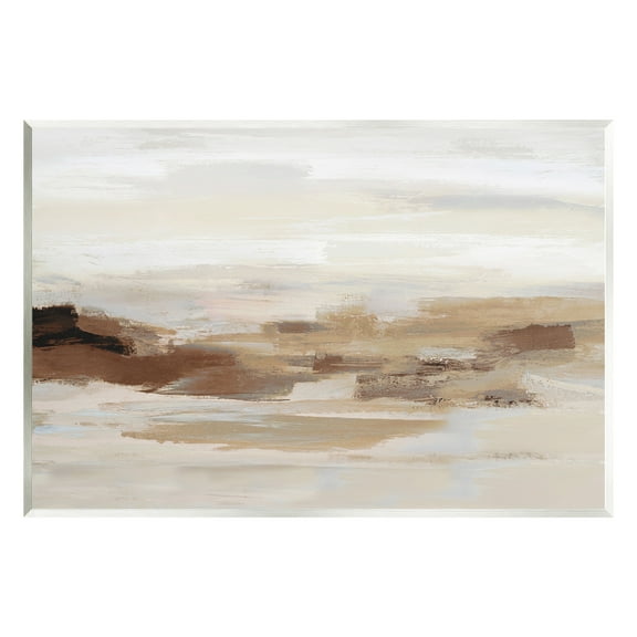 Stupell Industries Subtle Desert Dunes Abstract Painting Unframed Art Print Wall Art, 15 x 10