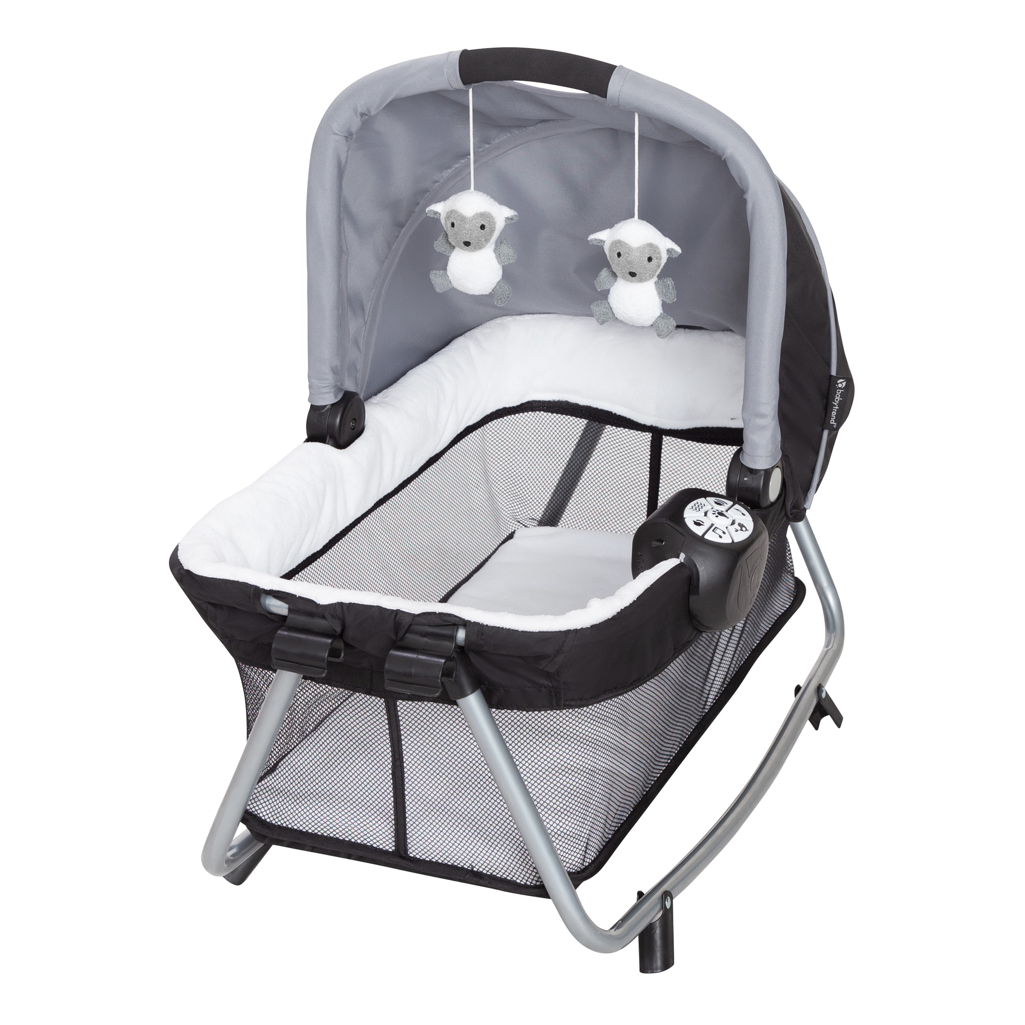 Baby Trend Simply Smart Nursery Center Playard with Bassinet and Travel Bag - Whisper Grey - image 5 of 11