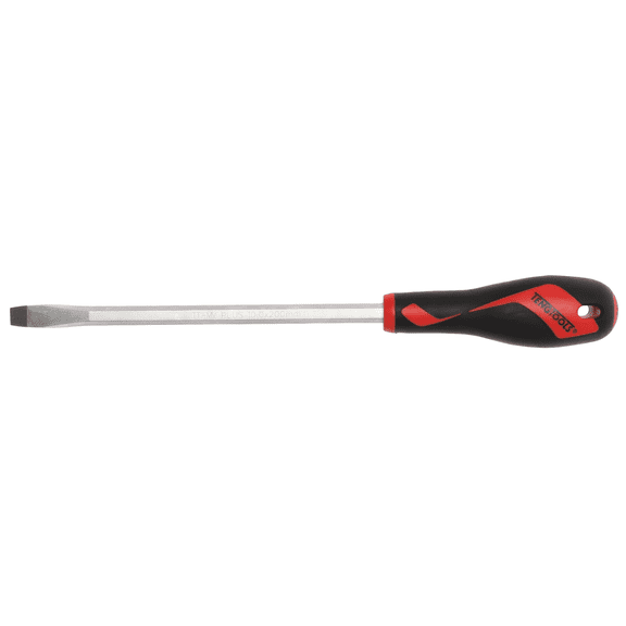Teng Tools 10mm / 25/64 Inch x 200mm / 7.9 Inch Long Flat Type Slotted Head Screwdriver - MD935N