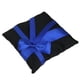thumbnail image 4 of Almohada de boda Cojín con lazo rosa rojo 20cmx20cm Negro Sunnimix portador del anillo de cojines, 4 of 7