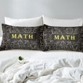 thumbnail image 3 of Erosebridal Math Mathematics Comforter Cover King, Learning Education Duvet Cover King, Geometry Stripes Decor, 3pcs（No Comforter）, 3 of 7