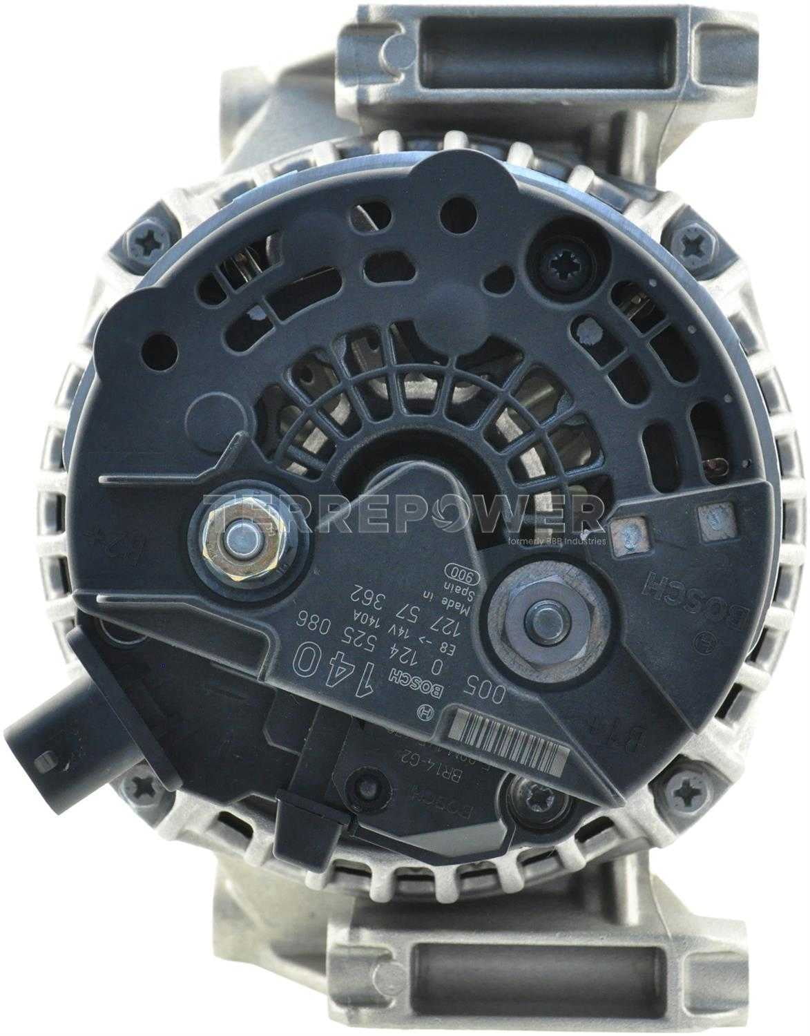 TERREPOWER formerly BBB Industries 11255 Reman Alternator