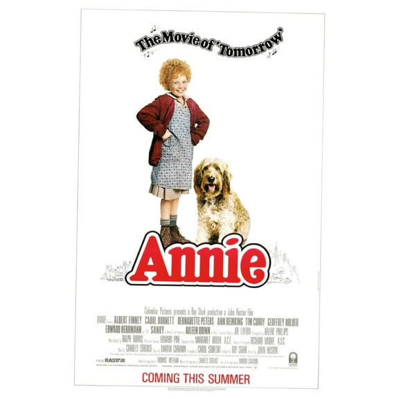 AB Posters Annie 1982 Movie Poster 11x17 11x17 Color Category: Multi, Unframed, Ages: Adults