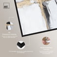 thumbnail image 4 of Art Remedy Elegant Minimalist Canvas, 30" x 24", Black Frame, Cracks of Creation IV, 4 of 7