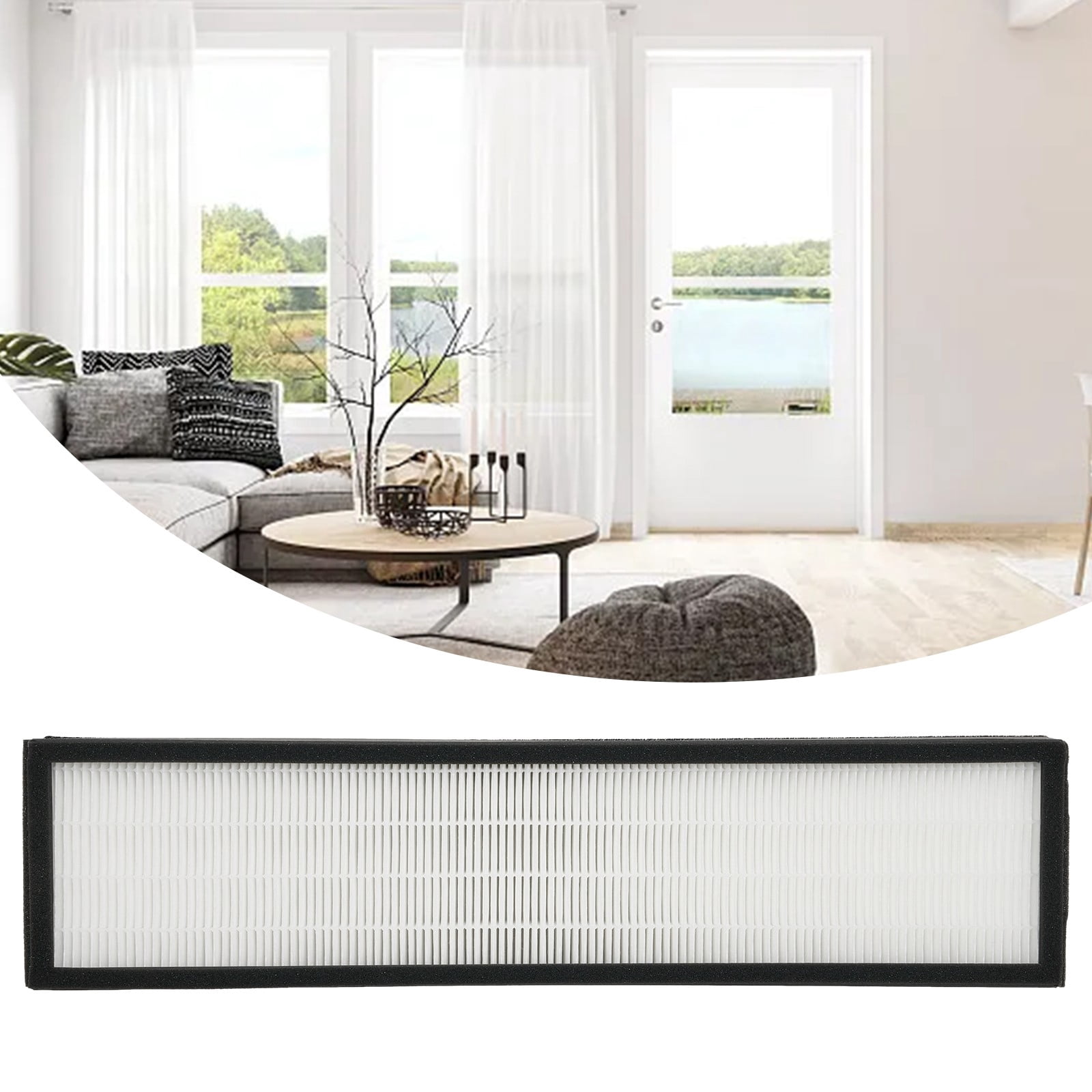 FLT5000 High-Efficiency Air Filter Replacement for AC5000 Series, 17 Pack, Activated Carbon Pre-Filter, Reduces 99.97% Dust, Pollen, Pet Dander