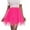 Hot Pink, variant on KONDYS High Short Skirt Womens Quality Adult Pleated Dancing Skirt Skirt Beautiful Casual Women's Skirt