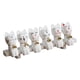 thumbnail image 1 of Juego de 6 estatuas de de madera japonesas con forma de campana, esculturas de animales, figuras de gatito para jardín, encimeras, armarios de, 1 of 9