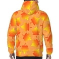 thumbnail image 7 of Kdxio Fall Maple Leaves Print Mens Casual Hooded Collar Drawstring Hoodies Pullover Sweatshirts Casual Long Sleeve Shirts-X-Large, 7 of 7