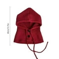 thumbnail image 3 of Gorro pequeño de punto con cuello falso para mujer | Chal versátil para calentar el cuello | Tejido ligero de fibra de poliéster elástico | Accesorio de invierno para uso diario, viajes y citas, 3 of 6