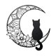 thumbnail image 3 of Adorno de pared de gato acrílico de 12 pulgadas con silueta decorativa para la vida familiar Estilo B, 3 of 9