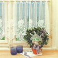 thumbnail image 2 of AMLESO 5xCafe Net Curtains Voile Tier Curtain Window Lace Curtain Home Decor 05, 2 of 8