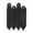 Black, variant on Plastic Garden Fencing Border Edging for Flower Beds, Lawns, and Pathways, Black, 9.84 x 8.26 Inches, Easy Assembly and Portable Design in Black