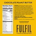 thumbnail image 3 of FULFIL Nutrition Vitamin & Protein Bar, Chocolate Peanut Butter, 1 Bar, 3 of 7