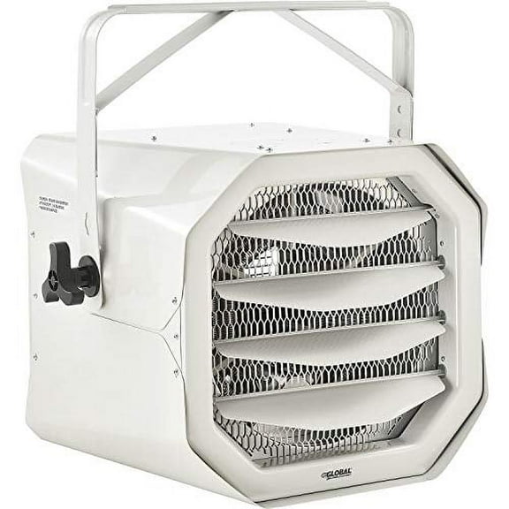 Global Industrial Unit Heater Horizontal Downflow 10KW 240V 1 or 3 Phase