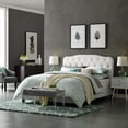 thumbnail image 3 of Modway Amira King Modern Style Performance Velvet Bed in Ivory, 3 of 8
