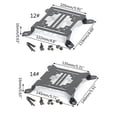 thumbnail image 3 of Water Cooling Pump Radiator Support Bracket for 12cm 14cm Fans Easy Assembly and Beautiful Nickel Plated Surface, 3 of 8