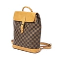 thumbnail image 2 of Pre-Owned Louis Vuitton Brown Arlequin Soho Backpack Damier Ebene, 2 of 10