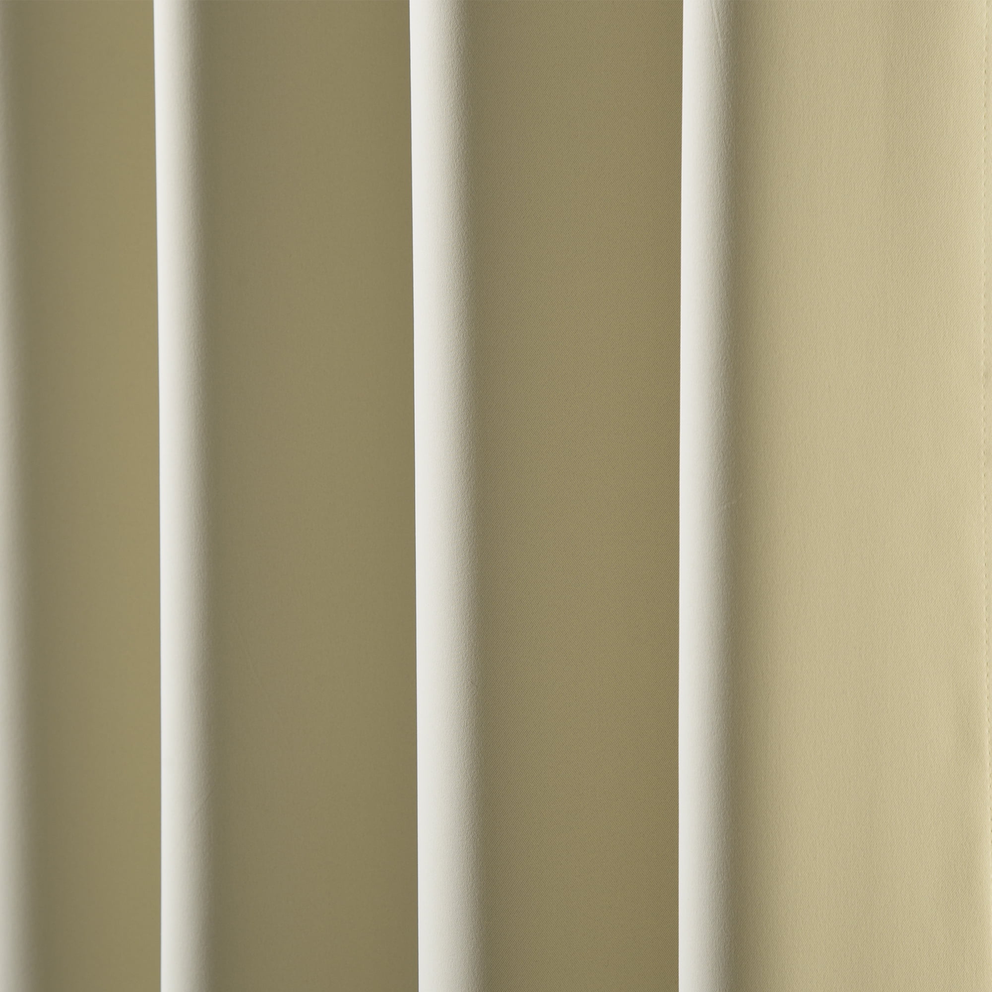 Quality Home Thermal Insulated Blackout Curtains - Stainless Steel Nickel Grommet Top - Beige - 52"W x 96"L - (Set of 2 Panels)