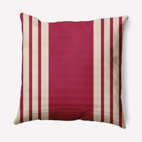 Simply Daisy 26" x 26" Stripe Decorative Throw Pillow, Cranberry