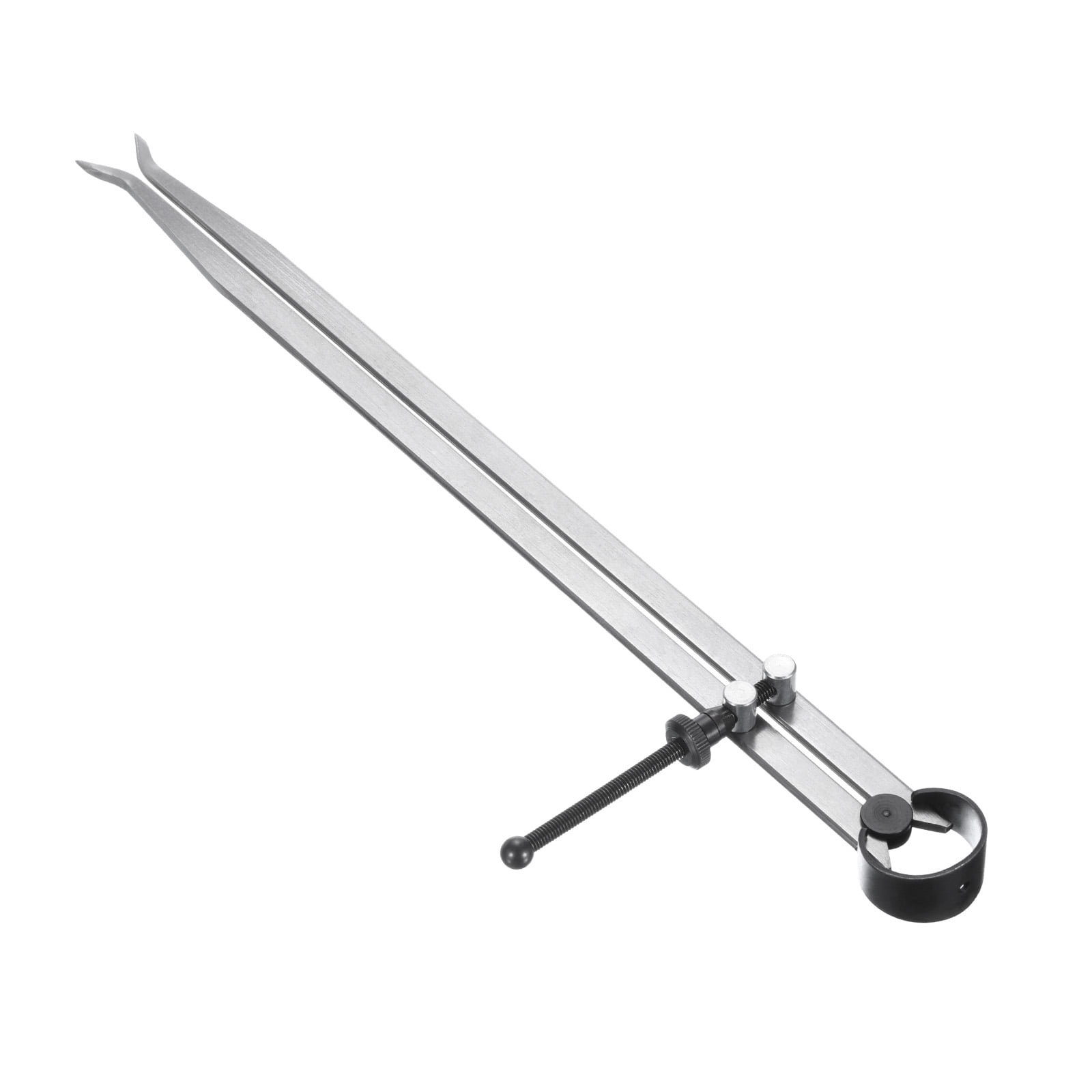 Uxcell Spring Inside Caliper 25 inch Stainless Steel Adjustable Spring Caliper Straight-Leg for Wood Turning Lathe Use