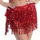 thumbnail image 4 of Falda de Danza Del Vientre para Mujer, Bufanda de Cadera, Ropa de Baile, Lentejuelas, Bufanda con Borlas Brillantes, Cinturón de Cadera para Puesta en Rojo, 4 of 7