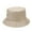 Khaki, variant on Light Plate Leather Fisherman Hat Women's Pure Color Basin Hat Outdoor Versatile Sunshade Hat Sun Hat Bucket Hat Ladies One Size