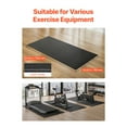 thumbnail image 2 of KFFKFF Durable Treadmill Mat for Carpet and Hard Floors, 1/4" Thick, 30" x 60" Protective Exercise Equipment Mat for Treadmill, Bike, High-Density PVC, Waterproof and Non-Slip Design for Home Gyms, 2 of 9