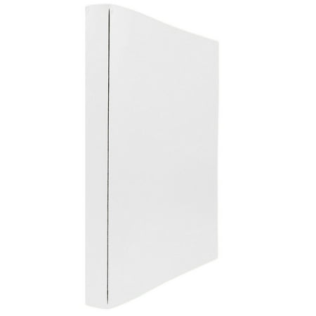 UPC: 0614253980783 | JAM Italian Leather 3/4 in Binders  3 Metal Rings  White  1/Pack